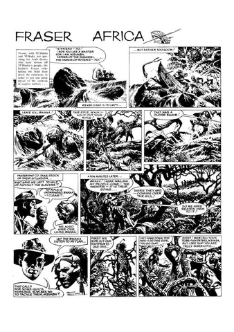 Los Tebeos de El Boletin numero 084: Fraser de Africa (Frank Bellamy) numero 4 de 4