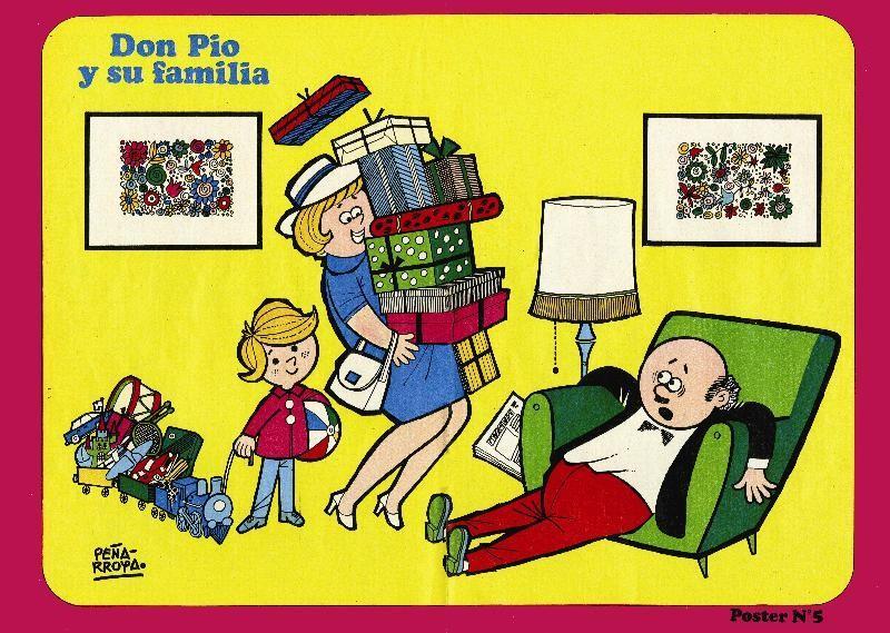 El Boletin: Poster DIN 3 numero 057: Don Pio y su familia