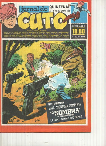 Jornal do Cuto numero 140: O sombra: luta contra o crimen de Castelli e Cubano