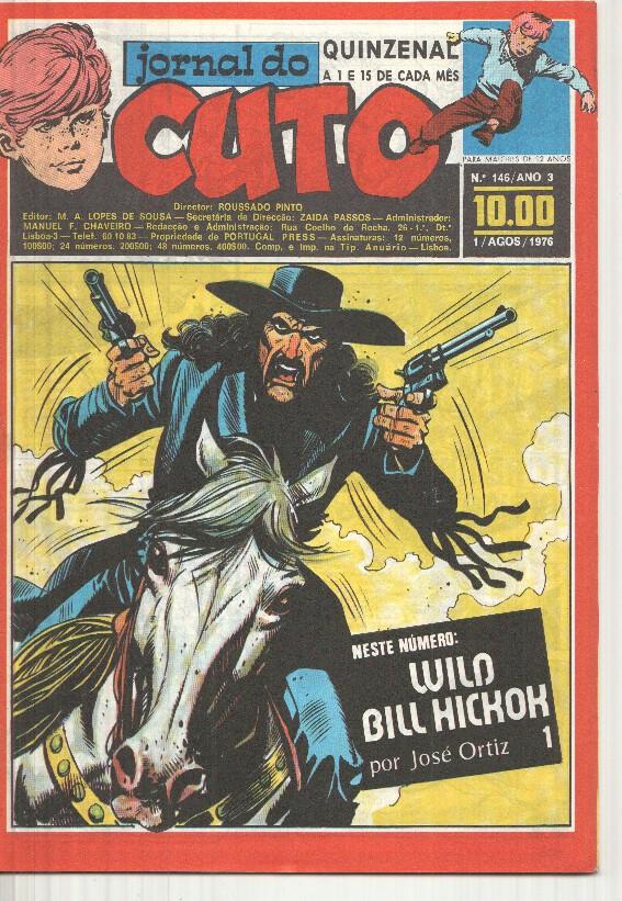 Jornal do Cuto numero 146: Wild Bill Hickok 1 por Jose Ortiz
