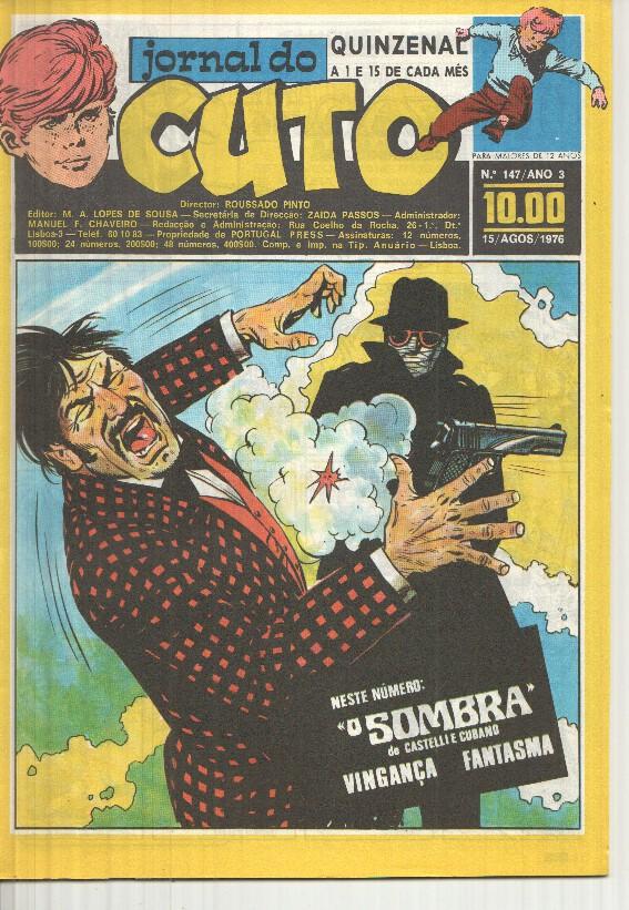 Jornal do Cuto numero 147: O Sombra: Vingança fantasma de Castelli e Cubbino