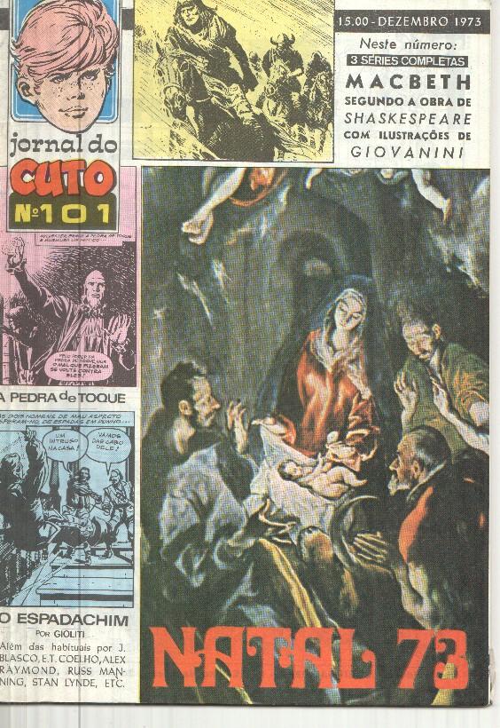 Jornal do Cuto numero 101: Macbeth por Giovanini, Cuto en Crimen mundial de jesus blasco