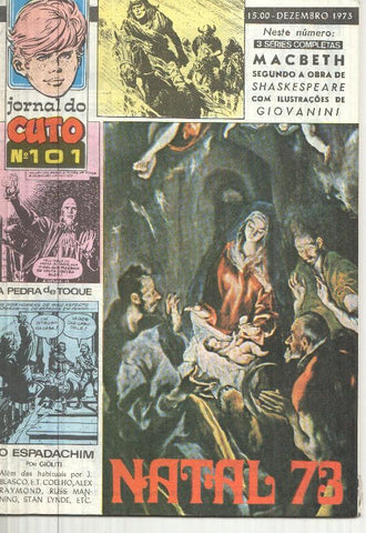 Jornal do Cuto numero 101: Macbeth por Giovanini, Cuto en Crimen mundial de jesus blasco