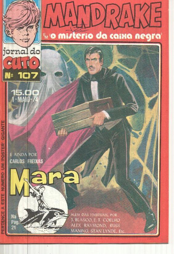 Jornal do Cuto numero 107: Mandrake em o misterio da caixa negra, Mara por Carlos Freixas