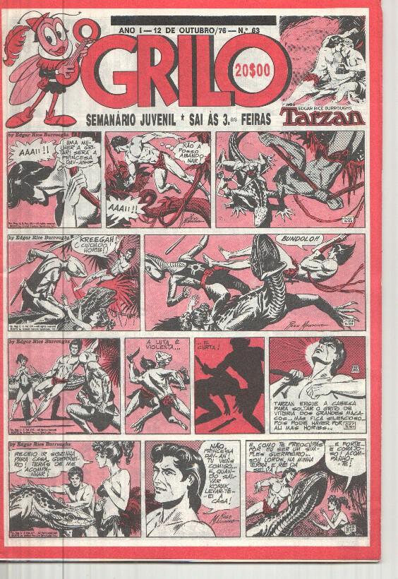 Grilo numero 63: Tarzan, Andrax de Bernet, Fantasma,