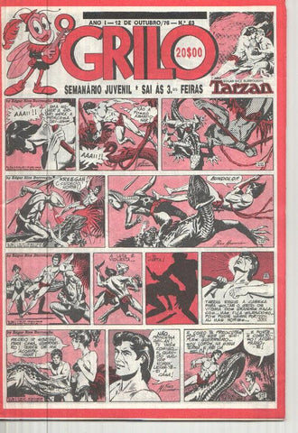 Grilo numero 63: Tarzan, Andrax de Bernet, Fantasma,