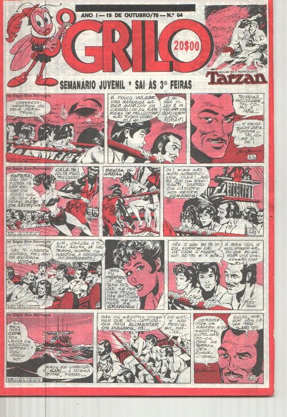Grilo numero 64: Tarzan, Andrax de Bernet, altai & Jonson no Rolls Royce