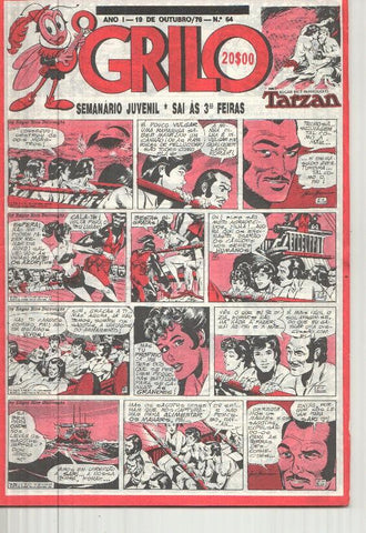 Grilo numero 64: Tarzan, Andrax de Bernet, altai & Jonson no Rolls Royce