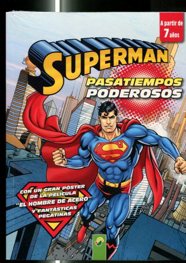 album juego: Superman pasatiempos de accion (con poster de la pelicula medida 39 x 54 cm