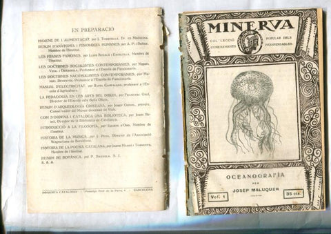 Minerva numero 01: Oceanografia por Josep Maluquer