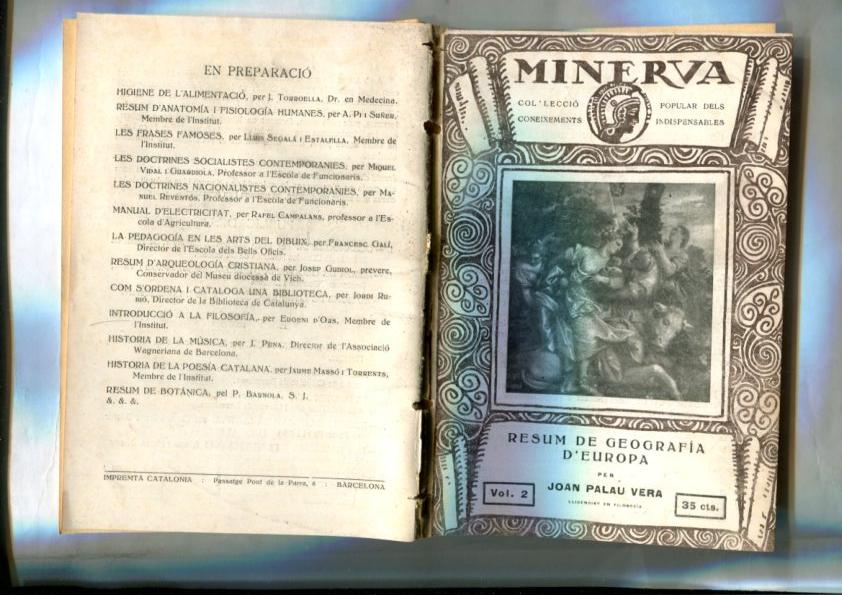 Minerva numero 02: Resum de Geografia d'Europa por Joan Palau Vera