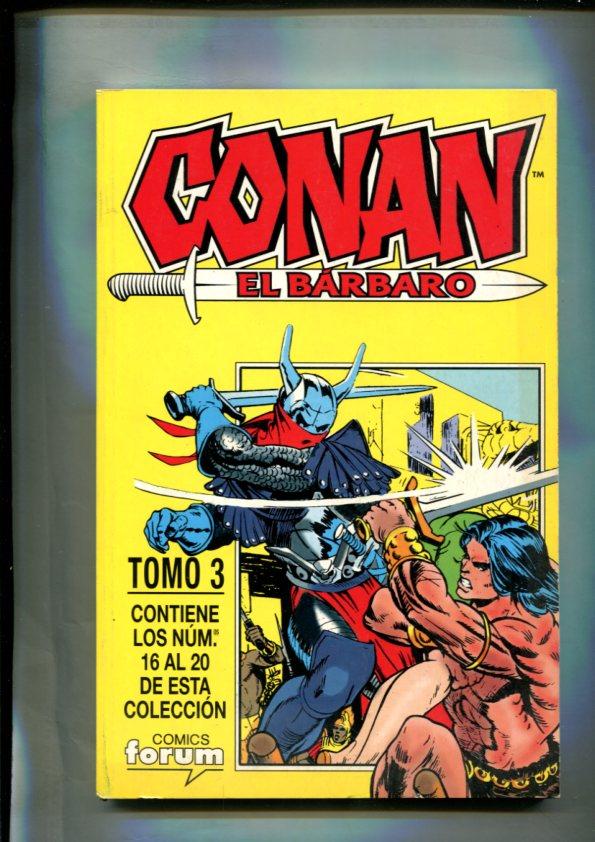 Retapado: Conan el Barbaro tomo 3 con los numeros 16 al 20
