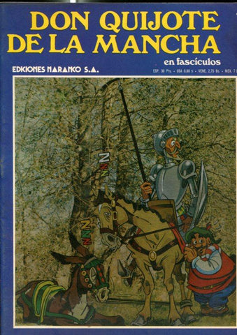 Don Quijote de la Mancha en comic y fasciculo numero 14