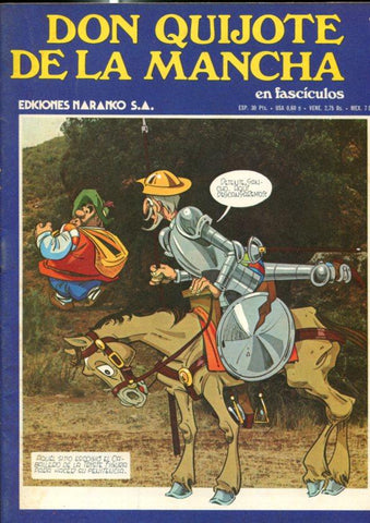 Don Quijote de la Mancha en comic y fasciculo numero 18