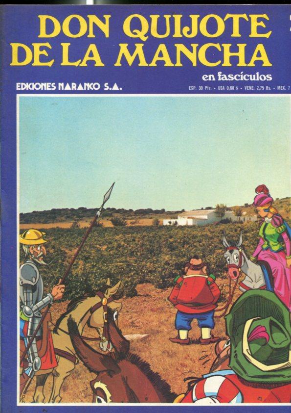 Don Quijote de la Mancha en comic y fasciculo numero 25
