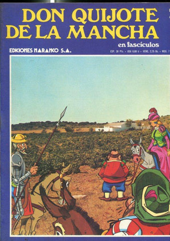 Don Quijote de la Mancha en comic y fasciculo numero 25