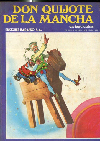 Don Quijote de la Mancha en comic y fasciculo numero 37