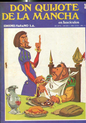 Don Quijote de la Mancha en comic y fasciculo numero 38