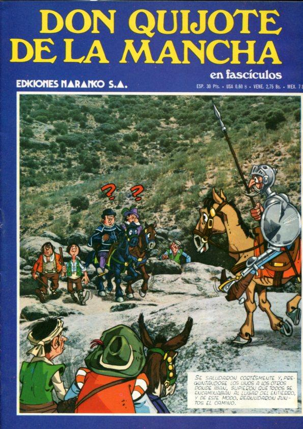 Don Quijote de la Mancha en comic y fasciculo : cubierta del numero 08