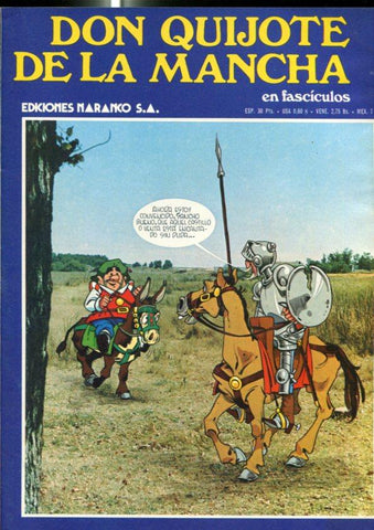 Don Quijote de la Mancha en comic y fasciculo : cubierta del numero 07