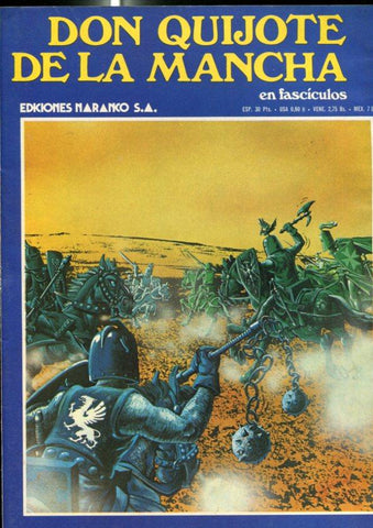 Don Quijote de la Mancha en comic y fasciculo : cubierta del numero 06