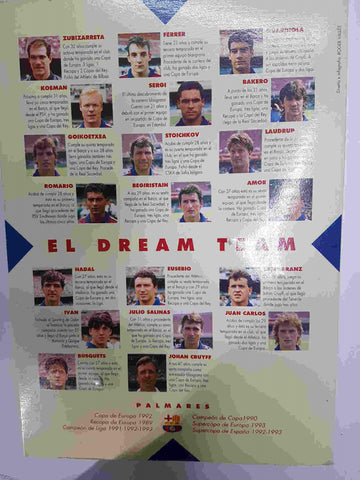 Album vacio para la Coleccion los Pins del Dream Team del diario Sport