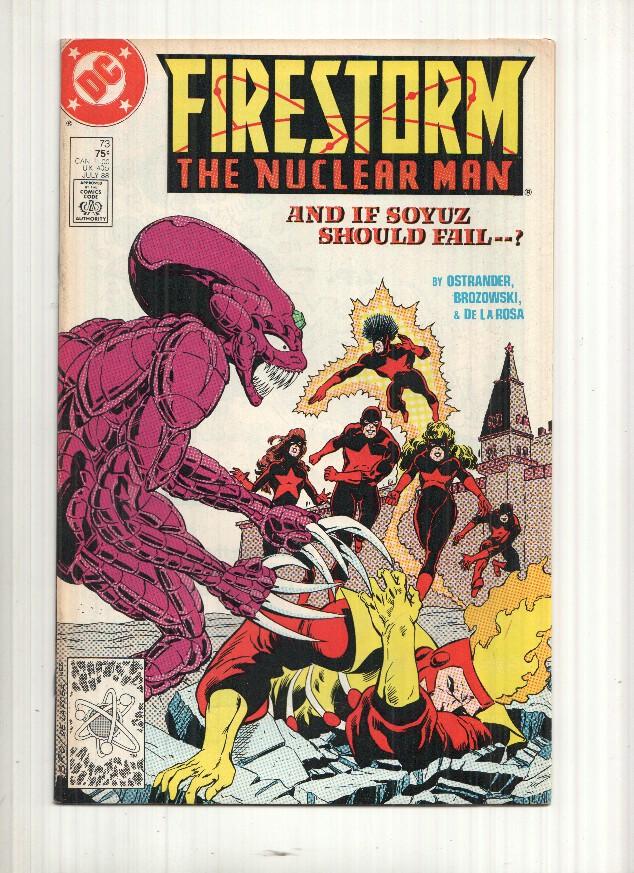 Comic Firestorm the nuclear man numero 73 vol. 2 - Blood Red Square