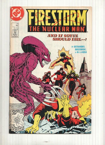 Comic Firestorm the nuclear man numero 73 vol. 2 - Blood Red Square