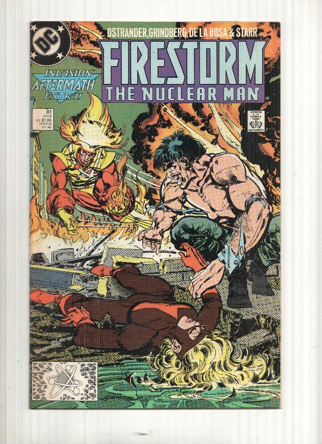 Comic Firestorm the nuclear man numero 81 vol. 2 - The battle  joined