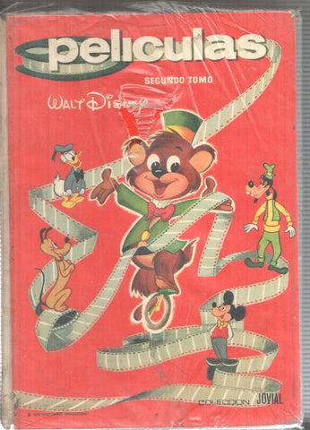 Coleccion Jovial: Peliculas Disney tomo segundo: Bongo-Pedro y el lobo-Ambrosio el gato ladron (numeracion romana en lomo)