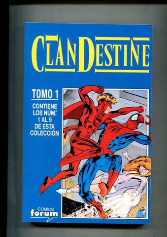 Clandestine tomo 1 con los numeros 1 al 9