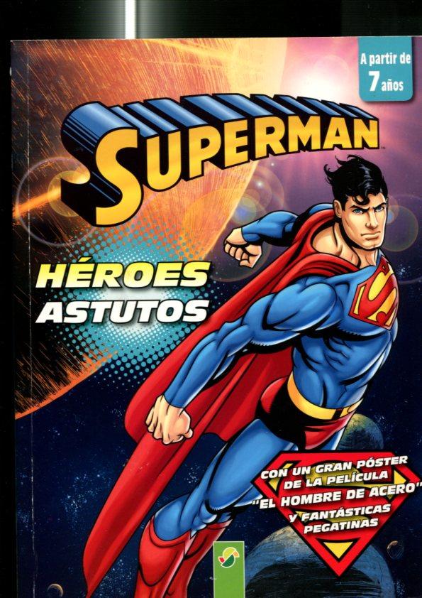 album juego: Superman: Heroes astutos, (NO CONSERVA EL POSTER)