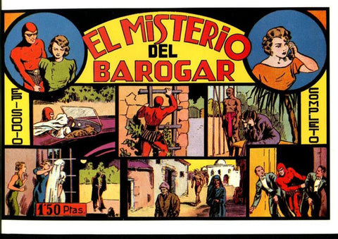 Facsimil: El Hombre Enmascarado (The Phantom) numero 12: El misterio del Barogar (trasera cromos deportes)