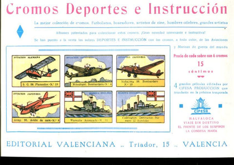 Facsimil: Seleccion Aventurera de la Valenciana: A mi la legion