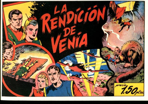 Facsimil: La rendicion de Venia  (trasera: Las lecciones del jefe piloto )