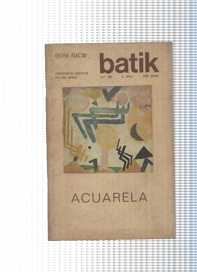 Batik numero 069: Acuarela