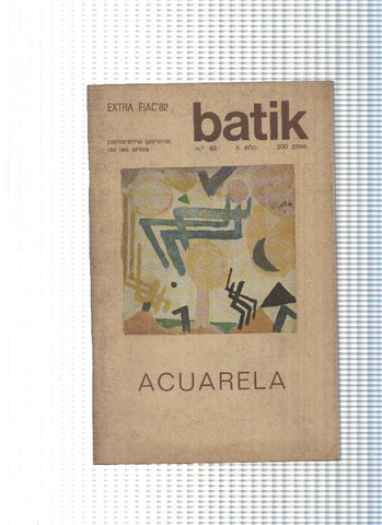 Batik numero 069: Acuarela