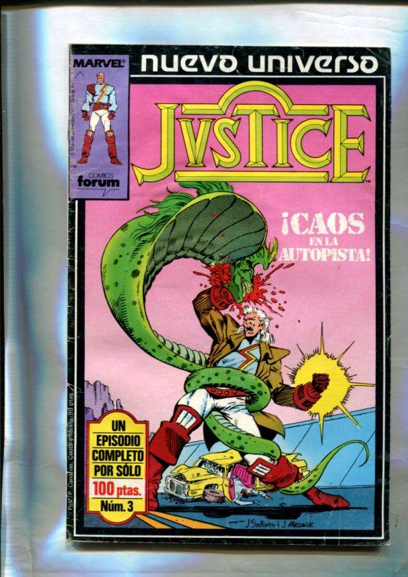 Justice numero 03 (numerado 1 en trasera)