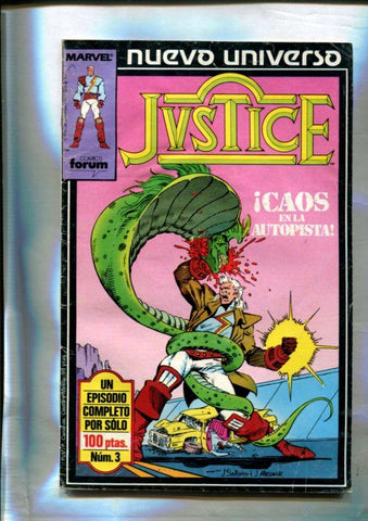 Justice numero 03 (numerado 1 en trasera)