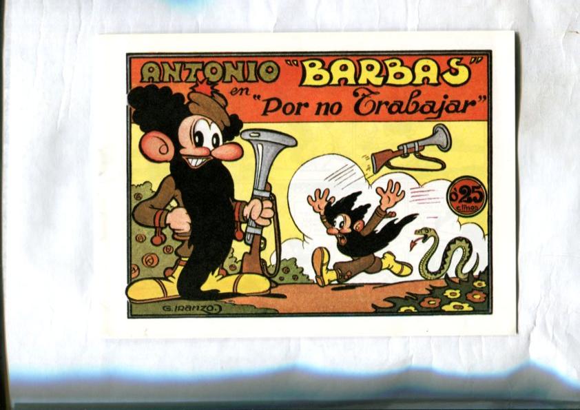 Facsimil: Antonio Barbas (Iranzo): Por no trabajar