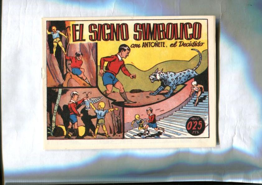 Facsimil: Antoñete el decidido (Torrent): El signo simbolico