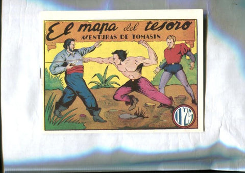 Facsimil: Aventuras de Tomasin (Beyloc): El mapa del tesoro