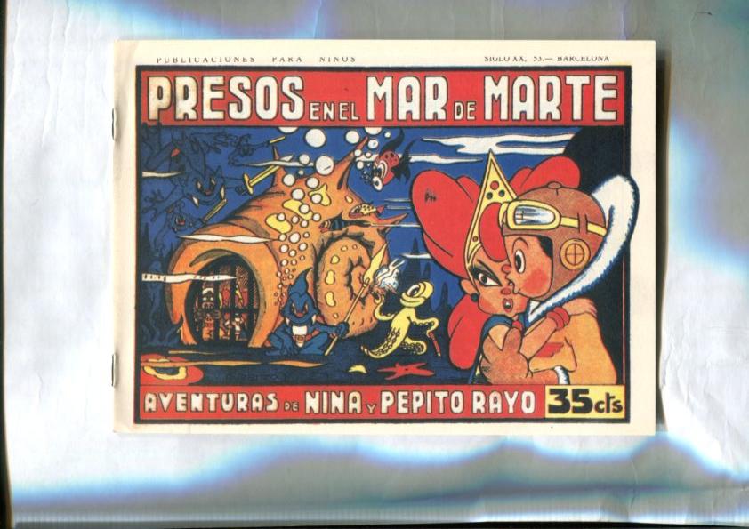 Facsimil: Aventuras de Pepito Rayo y Nina (Iranzo): Presos en el mar de marte
