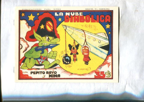Facsimil: Aventuras de Pepito Rayo y Nina (Iranzo): La nube diabolica