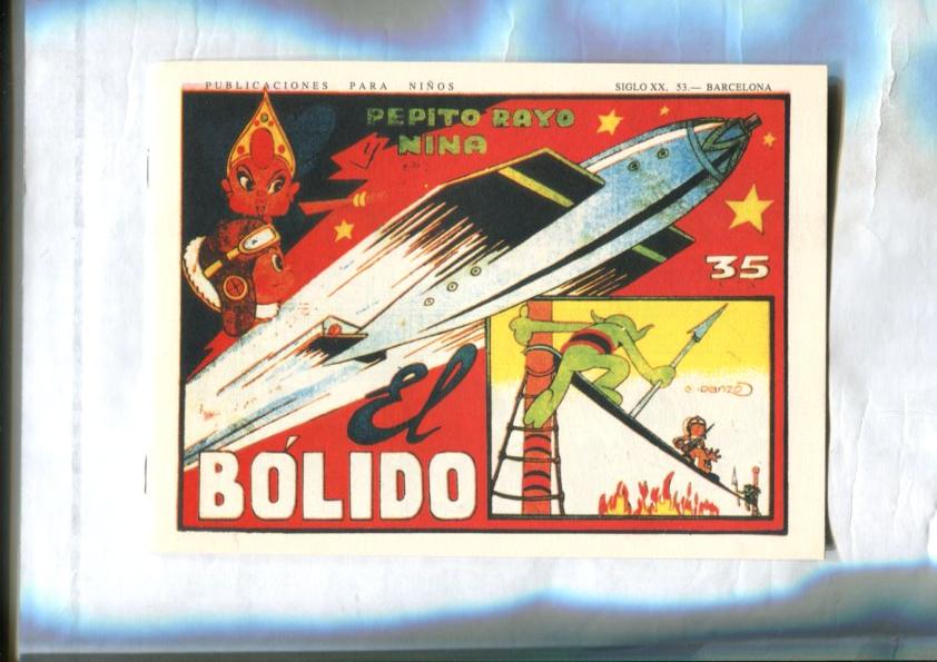 Facsimil: Aventuras de Pepito Rayo y Nina (Iranzo): El bolido