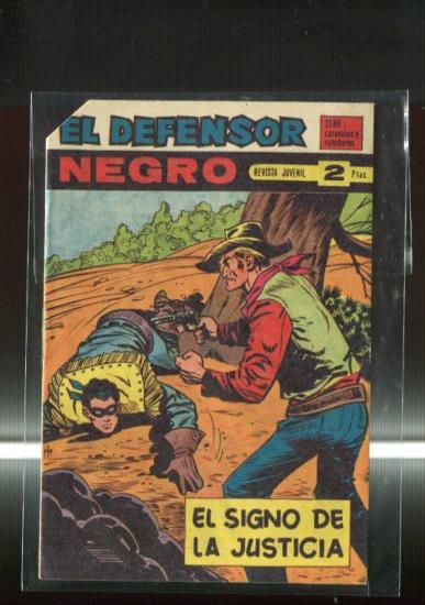 El defensor negro, original numero 56: El signo de la justicia