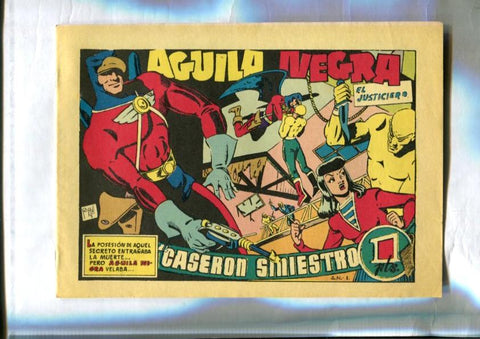Facsimil numeros 1: Aguila Negra el justiciero