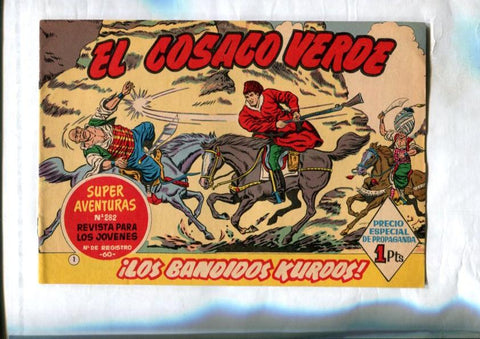Facsimil numeros 1: El Cosaco Verde: Los bandidos Kurdos