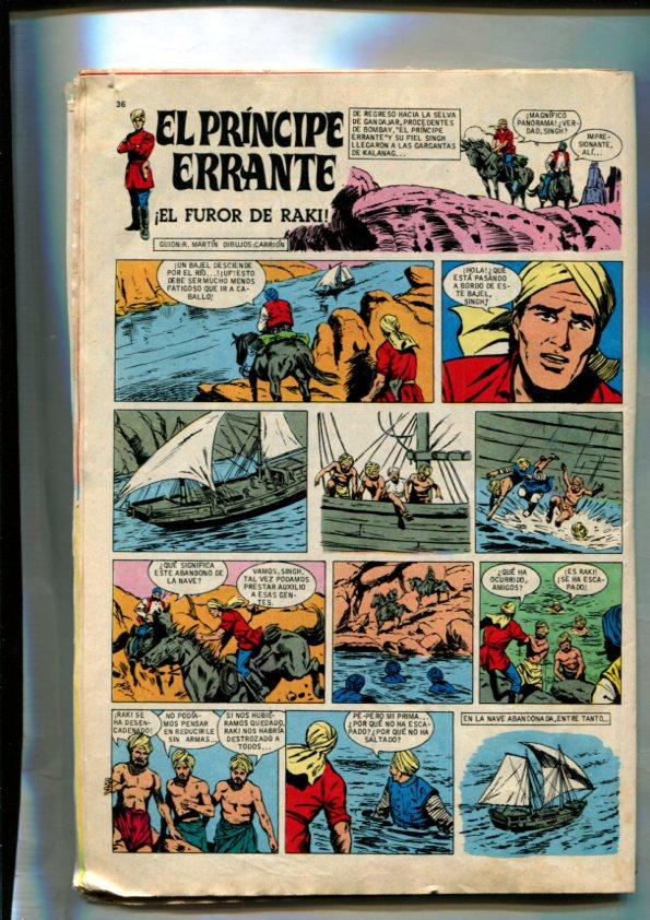 Mortadelo numero desconocido: aventura de El Principe Errante: El furor de Raki (Carrion, 6 paginas)