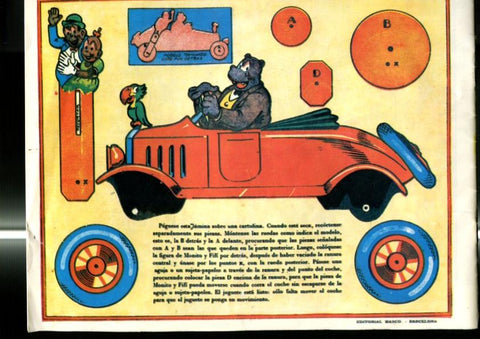 Facsimil: Almanaque de la Biblioteca Especial para niños (Hipo,Monito y Fifi) 1943